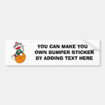 Sock Monkey Basketball T-shirts and Gifts Bumper Stickers