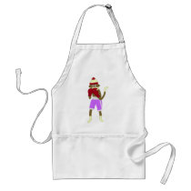 Sock Monkey Boxer Apron