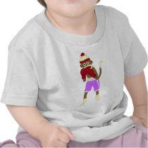 Sock Monkey Boxer Tshirt