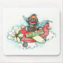 Sock Monkey Business Airlines Mousepads