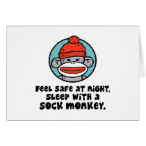 Sock Monkey Card