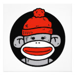 Sock Monkey Card / Invitation