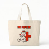 Sock Monkey ER Nurse T-shirts and Gifts Bag