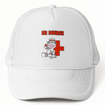 Sock Monkey ER Nurse T-shirts and Gifts Hat