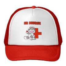 Sock Monkey ER Nurse T-shirts and Gifts Hat