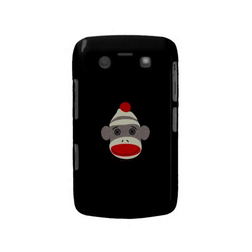 Sock Monkey Face Blackberry Case