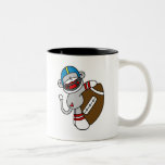 Sock Monkey Football Mug