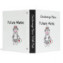Sock  Monkey Future Nurse T-shirts and Gifts 3 Ring Binders