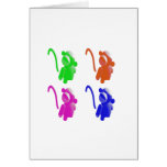 Sock Monkey Greeting Card