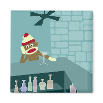Sock Monkey Martini Bar