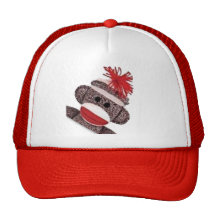 Sock Monkey merchandise products gifts Mesh Hats