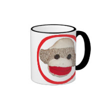 Sock monkey mugs