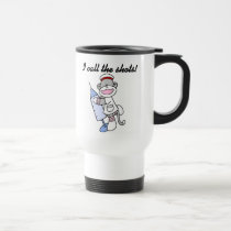 Sock Monkey Nurse I Call the Shots Gifts mugs