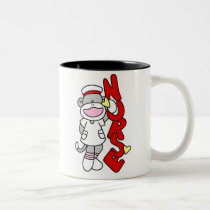 Sock Monkey Nurse T-shirts and Gifts mugs
