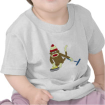 Sock Monkey Olympic Curling
