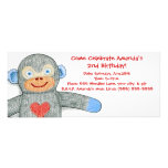 Sock Monkey Party Invitation