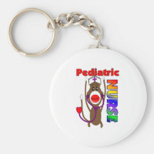Sock Monkey Pediatric Nurse Gifts Key Chains