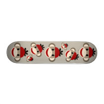 Sock Monkey Skateboard Deck