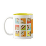 Sock Monkey Socks Blocks by Kelly Schwark Mug