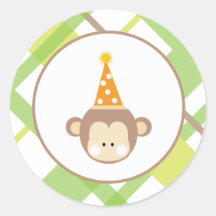 Sock Monkey Sticker