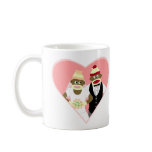 Sock Monkey Wedding Mug