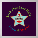 Sock Monkeys Rule! Poster