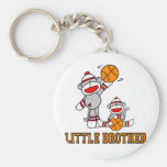 Sockmonkey Basketball Little Brother Key Chain