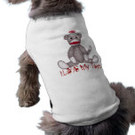 SockMonkey, I LOVE My Toys Doggie T-shirt
