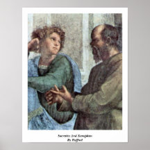Socrates And Xenophon By Raffael Posters