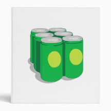 Soda Cans Vinyl Binder