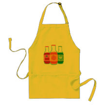 Soda Pop Bottles Apron