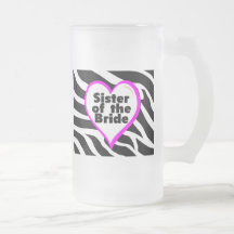 Soeur de la jeune mariée (copie de zèbre de coeur) tasse