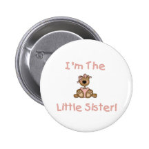 Soeur d'ours de nounours petite badges avec agrafe