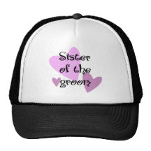 Soeur du marié casquettes
