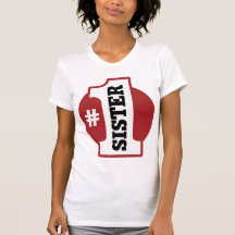 Soeur du numéro 1 t-shirts