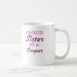 Soeur fière d'un tonnelier tasse à café