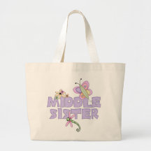 Soeur mignonne de milieu d'insectes sac fourre-tout