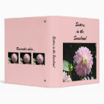 Soeurs au soleil ! fleur rose de dahlia de classeu