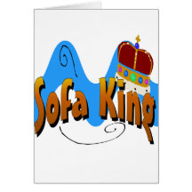 Sofa King Couch Potato Greeting Cards