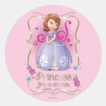 Sofia: Princess from Within Round Stickers