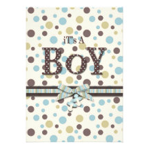 Soft as a Teddy Bear Invitation Card