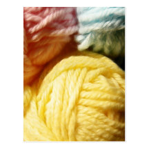 Soft Balls Of Yarn Post Card