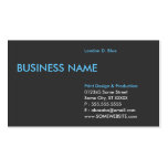 soft blue edge business cards