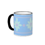 Soft Blue Flowers mugs