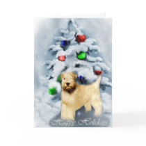 Soft Coated Wheaten Terrier Christmas Card
