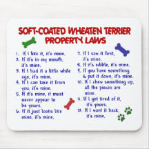 SOFT-COATED WHEATEN TERRIER Property Laws 2 Mousepads