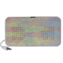 Soft Colour Swirls Doodle Travel Speaker