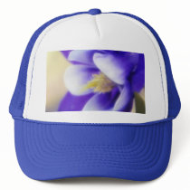 Soft Focus Blue Columbine Mesh Hat