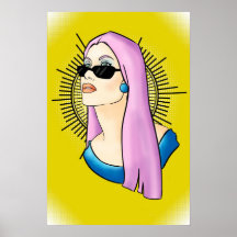 Soft Grunge Comic Book Art Posters