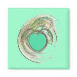 Soft Heart Refrigerator Magnet